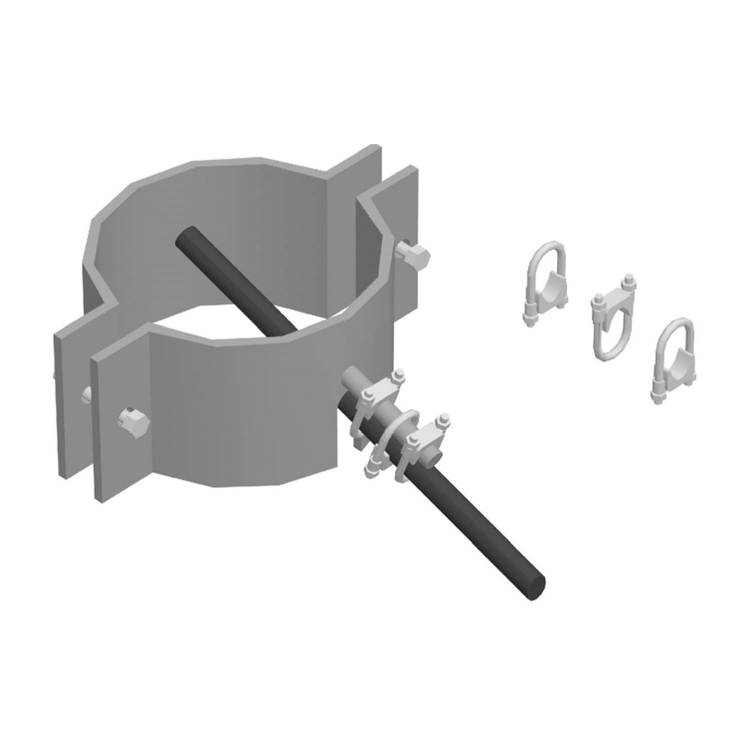 Temporary Pole Repair Bracket