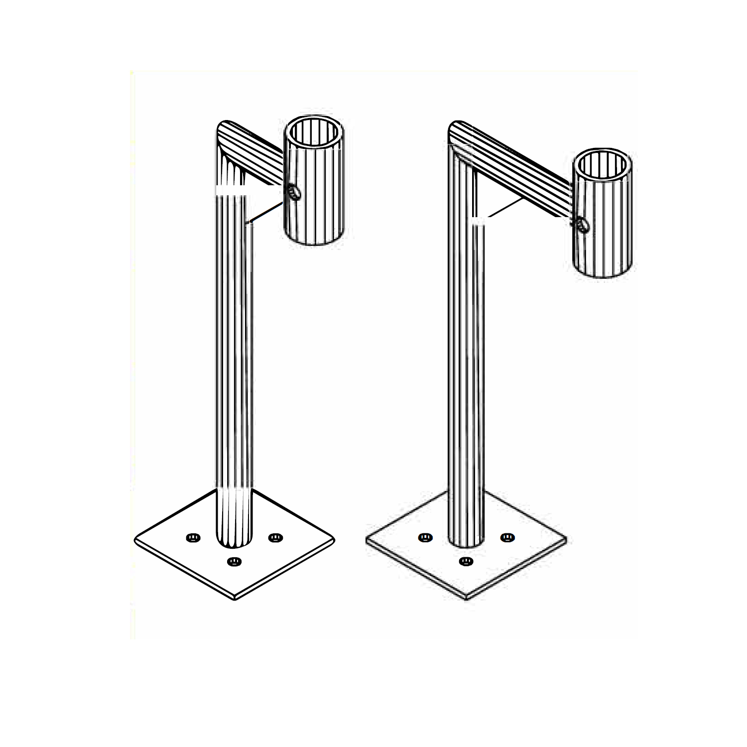 Top Mounted Pipe Bracket
