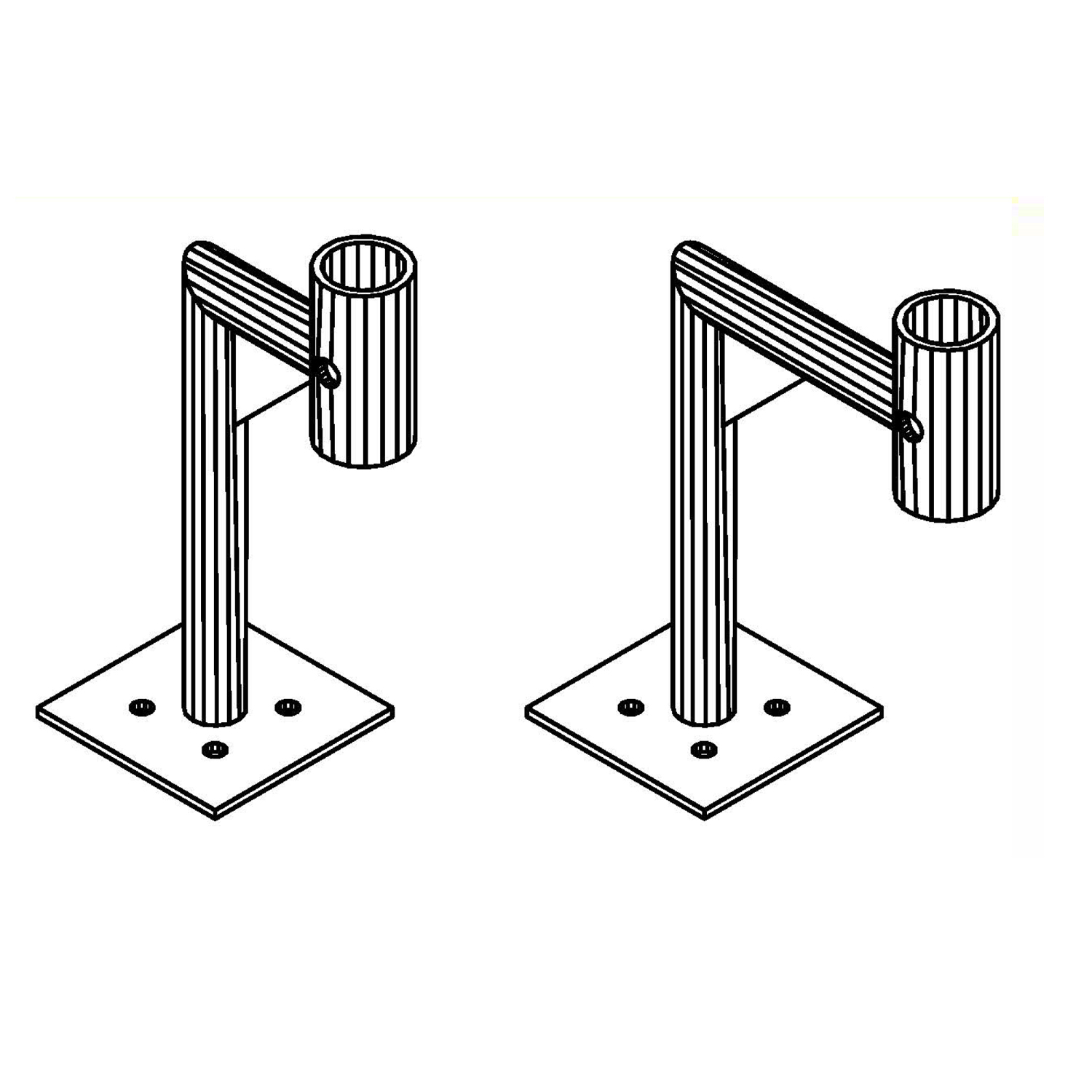 Top Mounted Pipe Bracket DH066-5