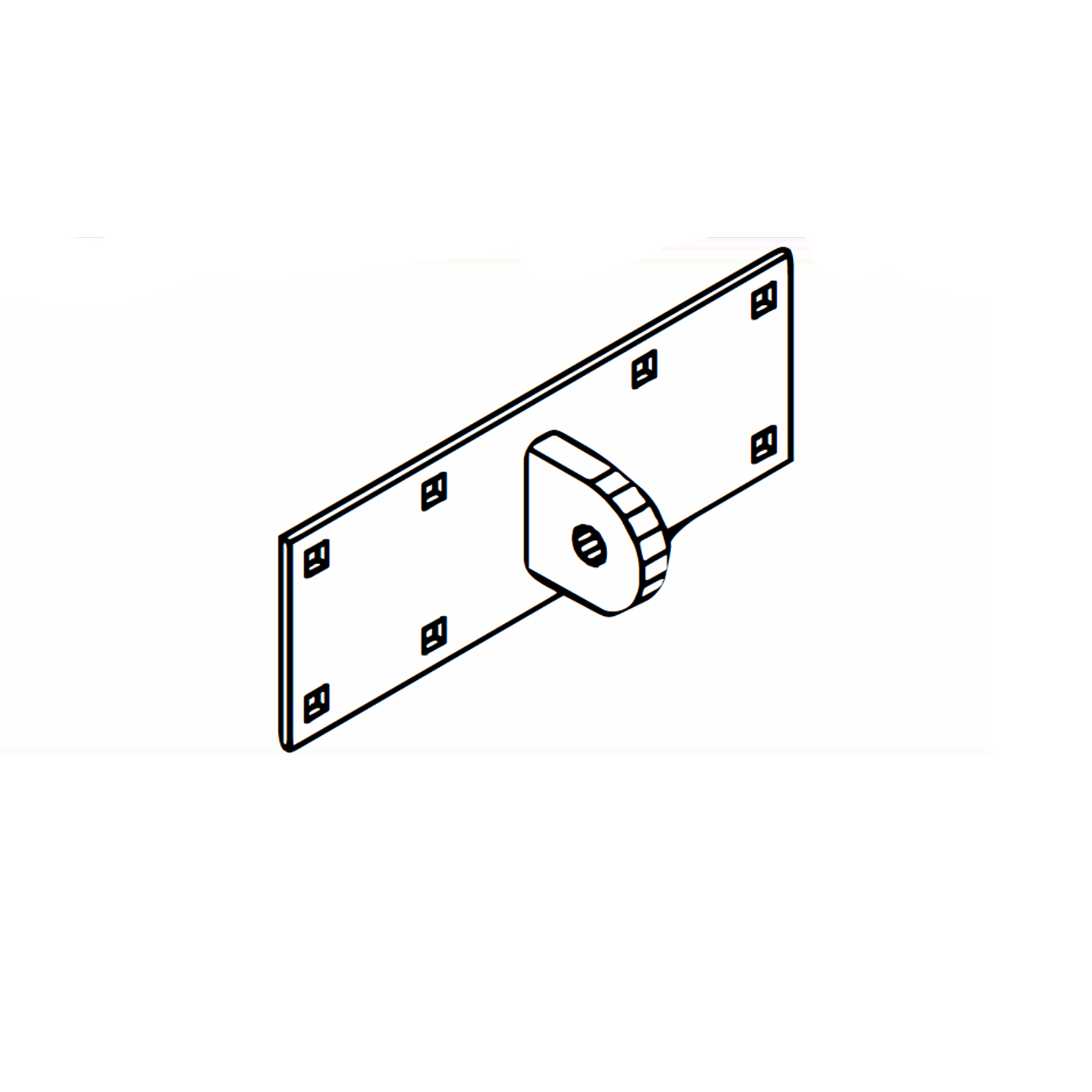 Heavy Duty One Tab Male Hinge