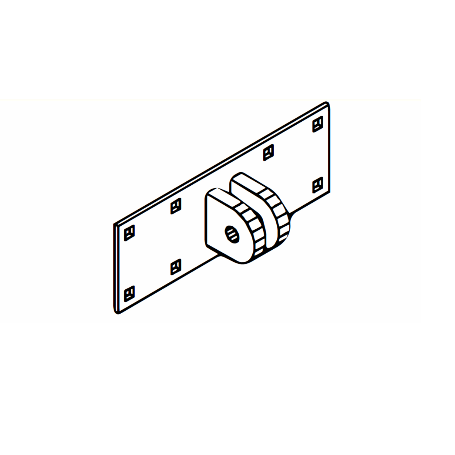 Heavy Duty Two Tabs Female Hinge